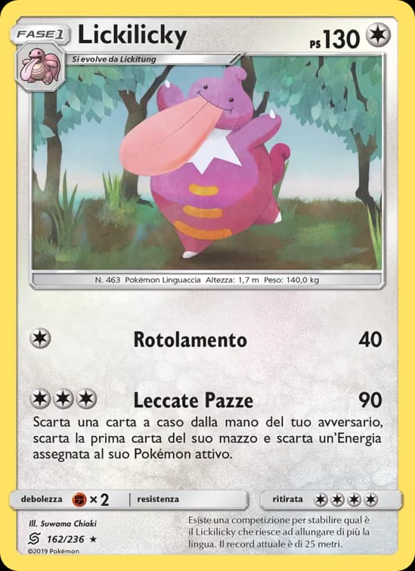 Lickilicky card in Italian