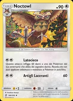 Noctowl card in Italian