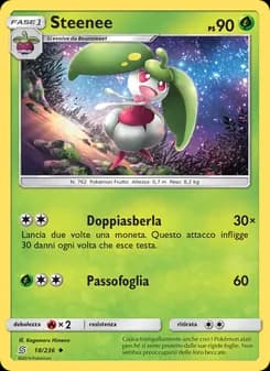 Steenee card in Italian