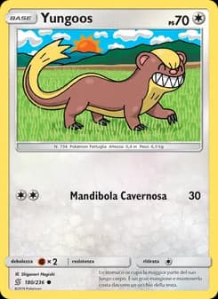 Yungoos card in Italian