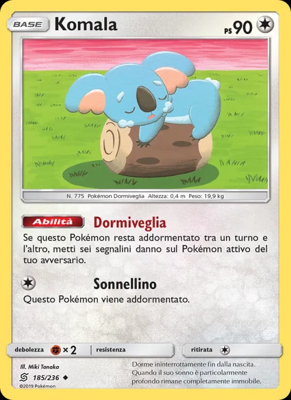 Komala card in Italian