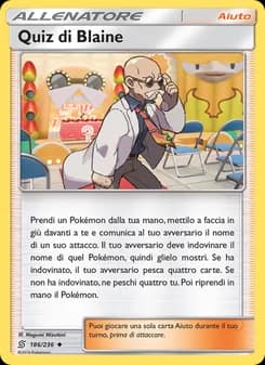 Quiz di Blaine card in Italian