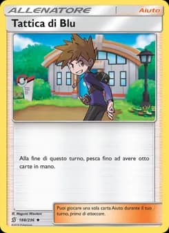 Tattica di Blu card in Italian