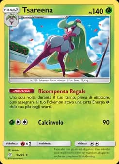 Tsareena card in Italian