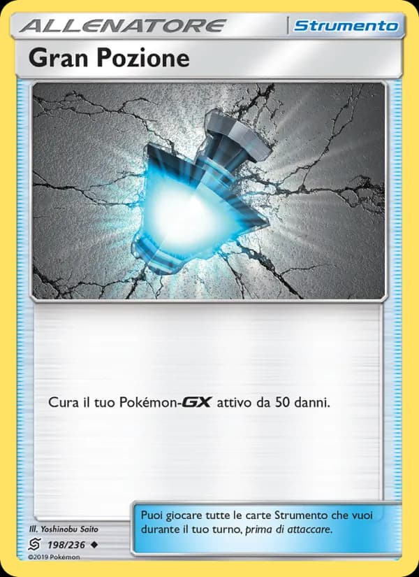 Gran Pozione card in Italian