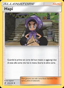 Hapi card in Italian