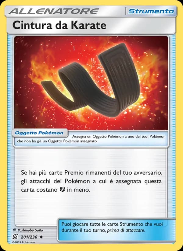 Cintura da Karate card in Italian