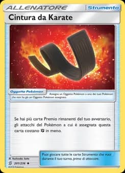 Cintura da Karate card in Italian