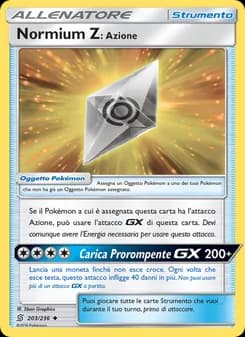 Normium Z: Azione card in Italian