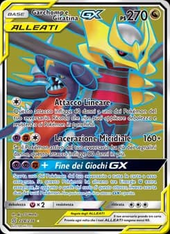 Garchomp e Giratina GX card in Italian