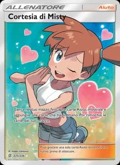 Cortesia di Misty card in Italian