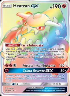 Heatran GX card in Italian