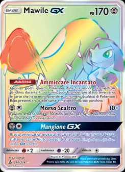 Mawile GX card in Italian
