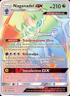 Naganadel GX card in Italian