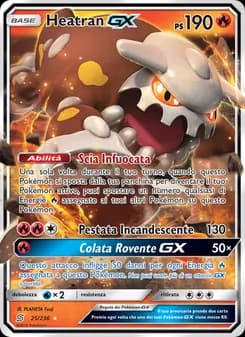 Heatran GX card in Italian