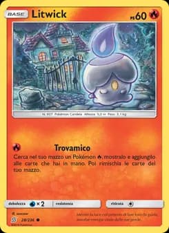 Litwick card in Italian