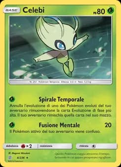 Celebi card in Italian