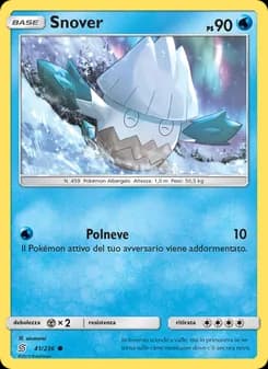 Snover card in Italian