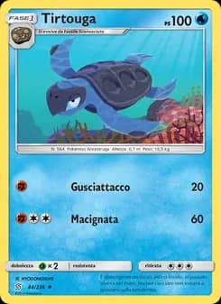 Tirtouga card in Italian