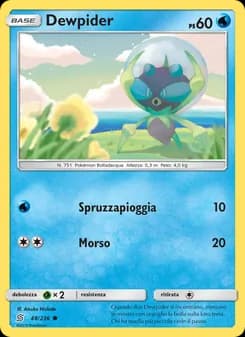 Dewpider card in Italian