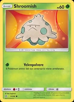 Shroomish card in Italian