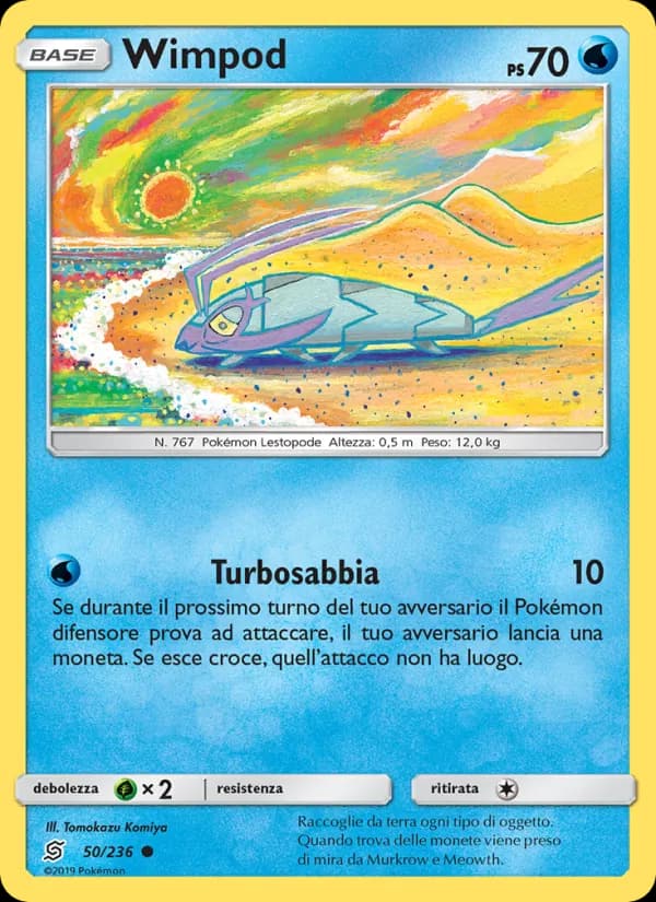 Wimpod card in Italian