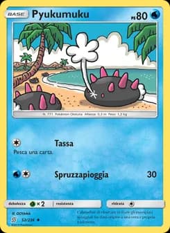 Pyukumuku card in Italian