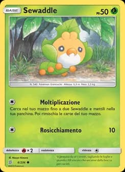 Sewaddle card in Italian