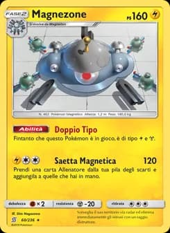 Magnezone card in Italian