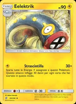 Eelektrik card in Italian