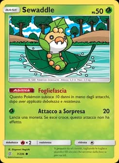 Sewaddle card in Italian