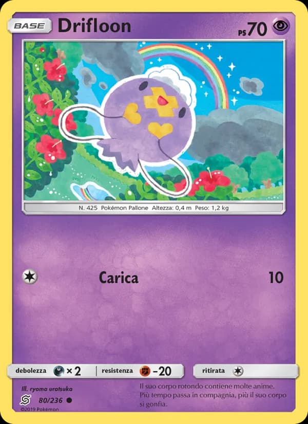 Drifloon card in Italian