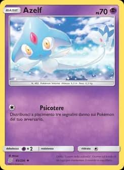 Azelf card in Italian