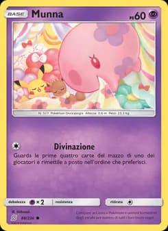 Munna card in Italian