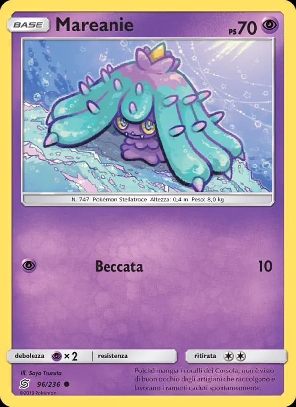 Mareanie card in Italian
