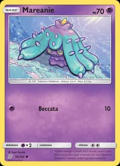 Mareanie card in Italian