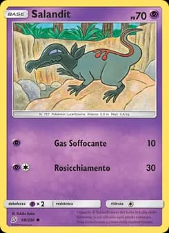 Salandit card in Italian