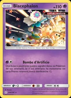 Blacephalon card in Italian