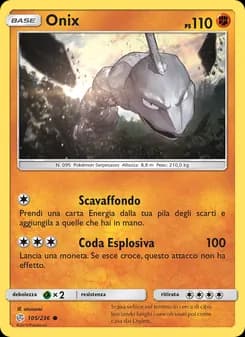 Onix card in Italian
