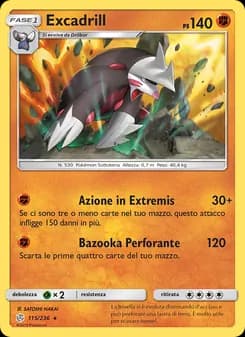 Excadrill card in Italian