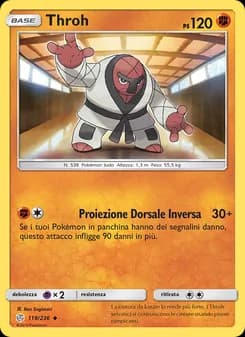 Throh card in Italian