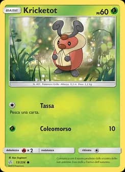 Kricketot card in Italian