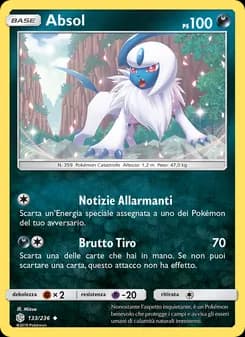 Absol card in Italian