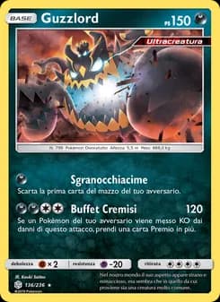 Guzzlord card in Italian