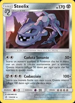 Steelix card in Italian