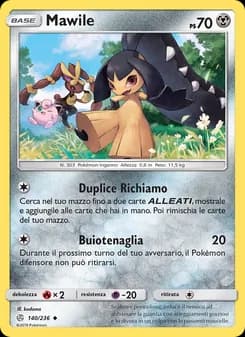 Mawile card in Italian