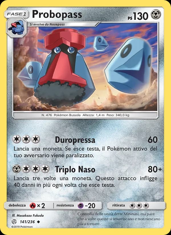Probopass card in Italian