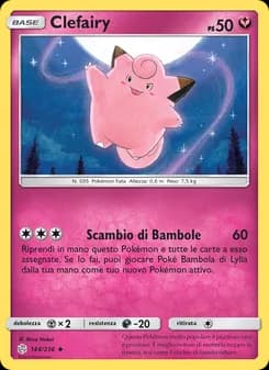 Clefairy card in Italian
