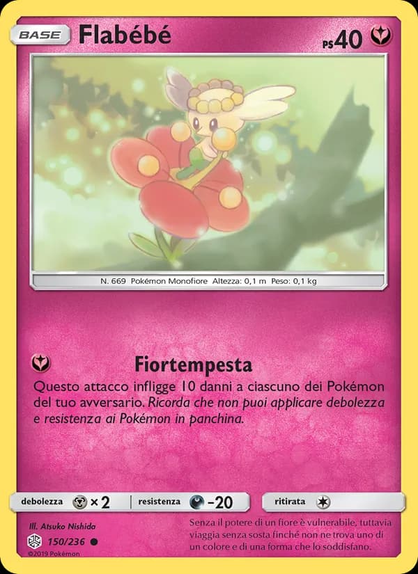 Flabébé card in Italian