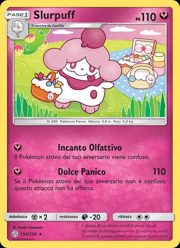 Slurpuff card in Italian